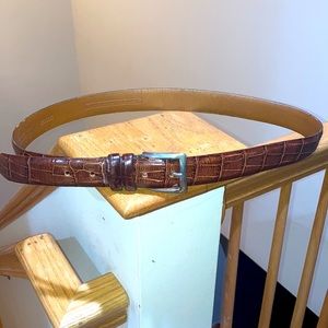 Metropolitan View Men’s Brown Leather Belt